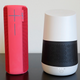 The UE Boom might be taller, but the Google Home with the Loft battery attached makes it a much larger Bluetooth speaker.